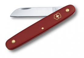 Zahradnický nůž floral knife, red nylon, 55 mm, straight blade
