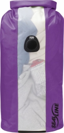 Vodotěsný vak s průsvitným okem Bulkhead View Dry Bag 20 l Fialový