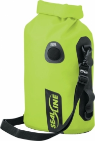 Vodotěsný vak s popruhy DISCOVERY Deck Dry Bag 10 l Limetkový