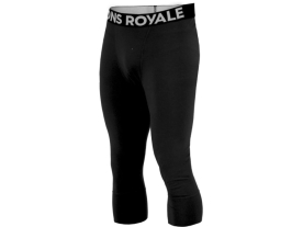 velikost XL, merino legíny CASCADE MERINO FLEX 200 3/4 LEGGING, barva black